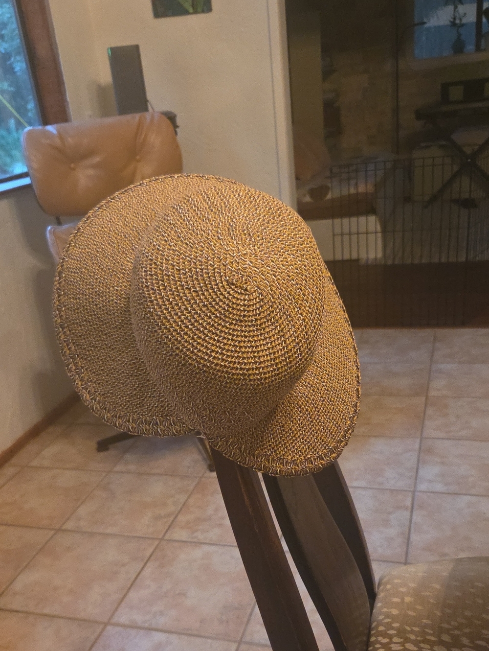 Women’s Straw Sun Hat - Natural Brown